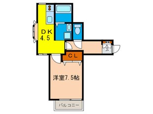 カ－ザＵの物件間取画像